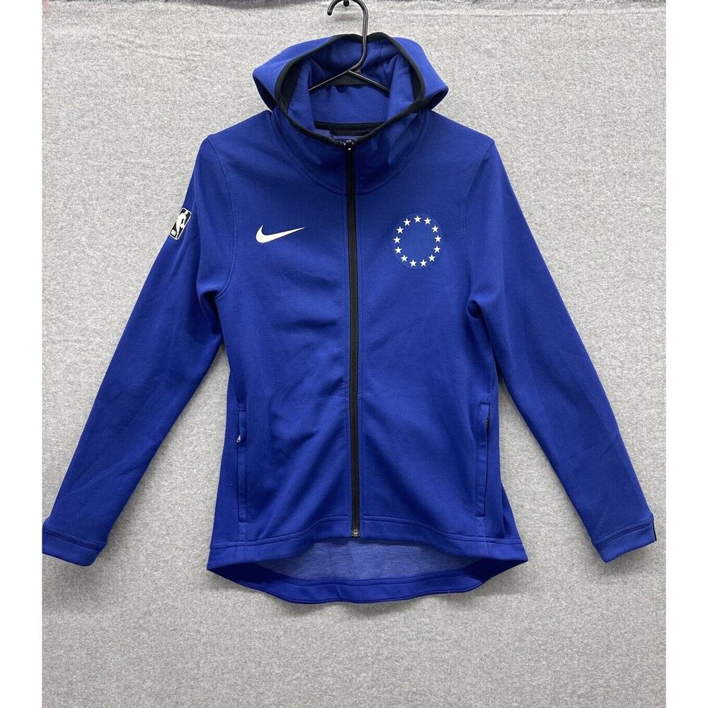 Nike Philadelphia 76ers Hoodie Showtime Womens M NBA Full Zip up Jacket Sixers